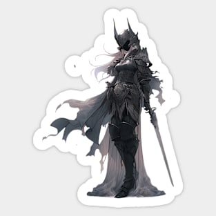 Female Knight Sticker